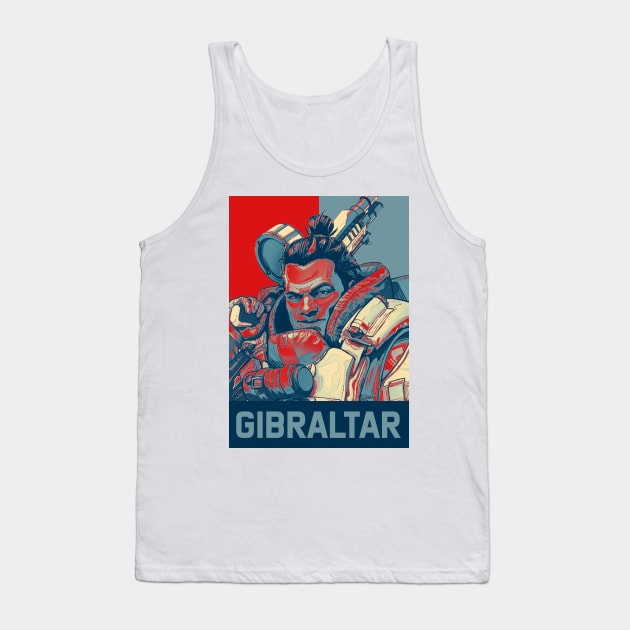 Gibraltar apex legends Tank Top by mrcatguys